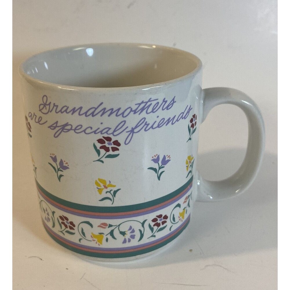 Vintage Coffee Mug ‘Grandmas Are Special Friends’ Current Inc For Papel